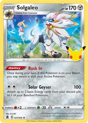 Solgaleo - 021/025: Celebrations