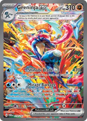 Greninja ex - 214/167: Twilight Masquerade