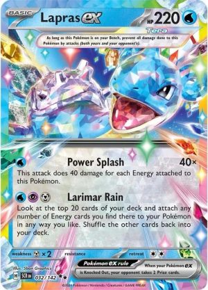 Lapras ex - 032/142: Stellar Crown