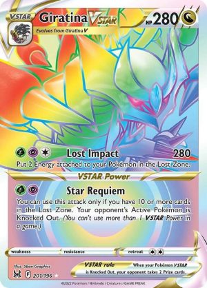 Giratina VSTAR (201) (Secret) - 201/196 : Lost Origin
