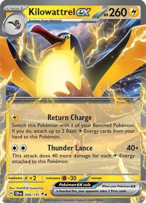 Kilowattrel ex - 068/191 : Surging Sparks
