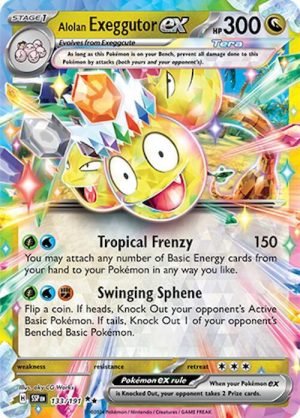 Alolan Exeggutor ex - 133/191: Surging Sparks