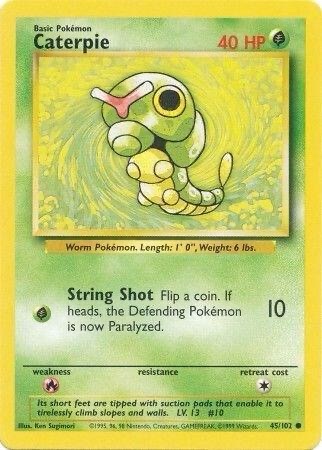 Caterpie - 45/102: Base Set
