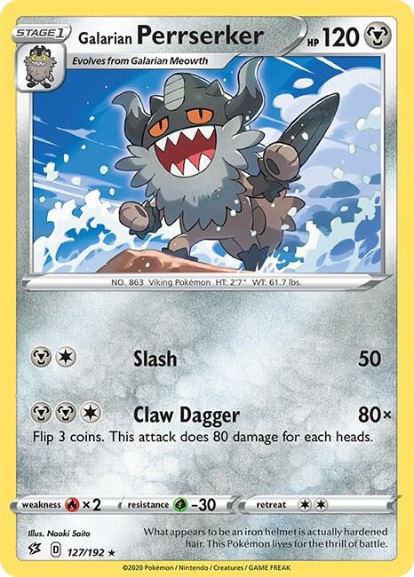 Galarian Perrserker - 127/192: Rebel Clash