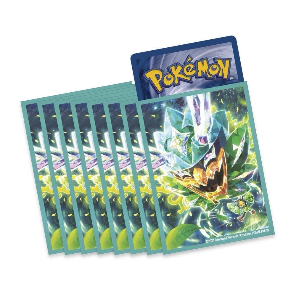 Pokemon TCG: Ogerpon EX Premium Collection Card Sleeves (65-Pack) - Pokemon International Card Sleeves