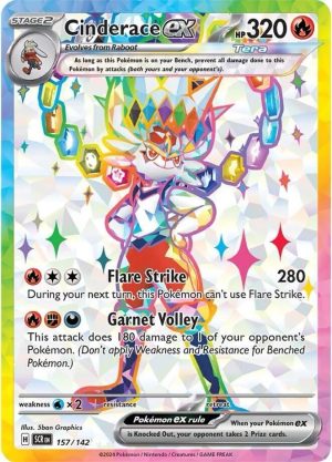 Cinderace ex - 157/142 : Stellar Crown