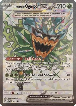 Teal Mask Ogerpon ex - 166 : Scarlet & Violet Promo Cards