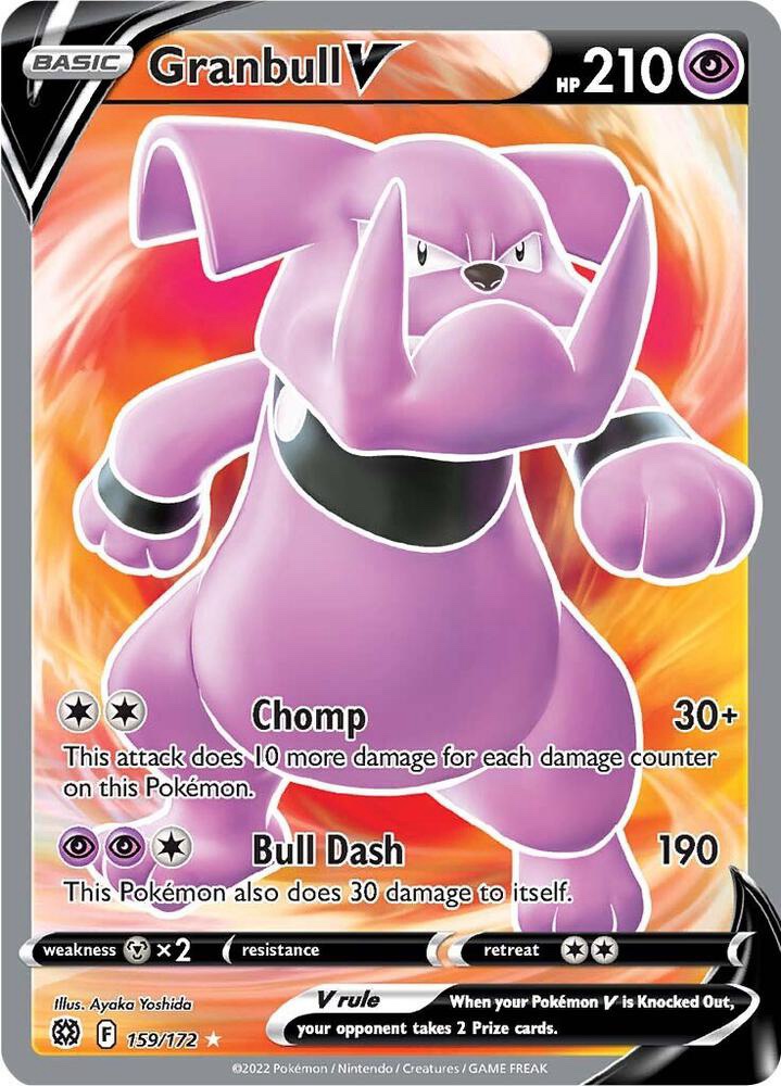 Granbull V (Full Art) - 159/172: Brilliant Stars