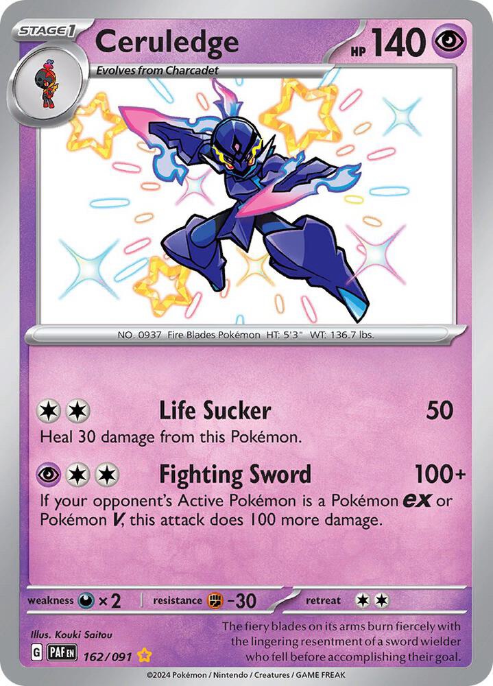 Ceruledge - 162/091: Paldean Fates