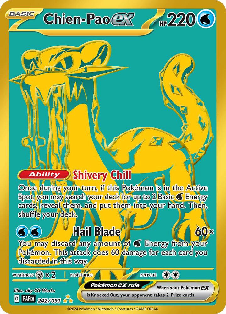 Chien-Pao ex - 242/091: Paldean Fates