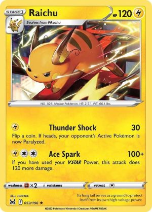 Raichu - 053/196: Lost Origin
