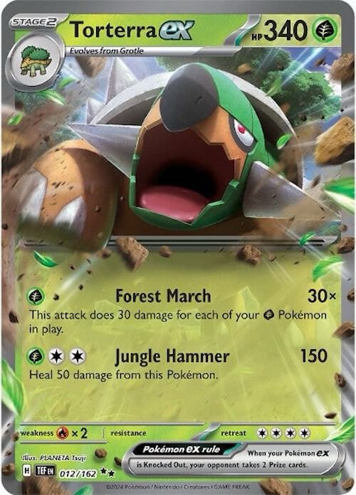 Torterra ex - 012/162 : Temporal Forces