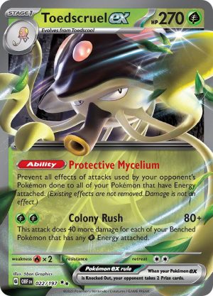 Toedscruel ex - 022/197 : Obsidian Flames