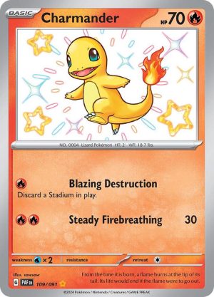 Charmander - 109/091 : Paldean Fates