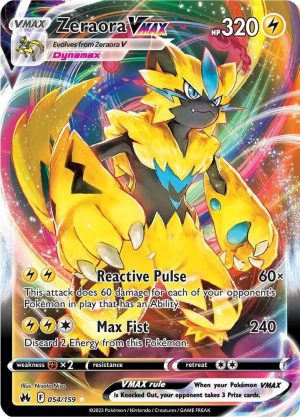 Zeraora VMAX - 054/159 : Crown Zenith