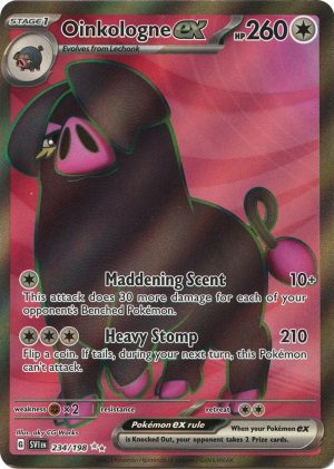 Oinkologne ex - 234/198 : Scarlet & Violet Base