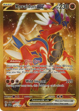 Koraidon ex - 254/198 : Scarlet & Violet Base