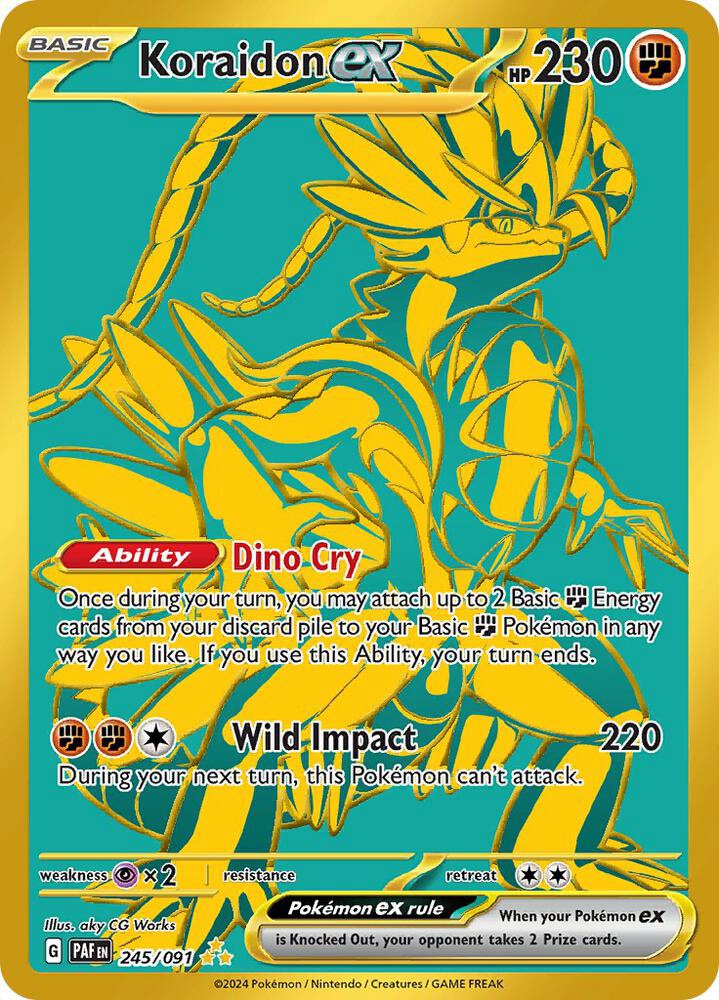 Koraidon ex - 245/091 : Paldean Fates