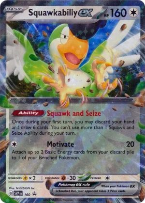 Squawkabilly ex - 160 : Scarlet & Violet Promo