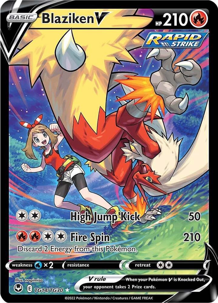 Blaziken V - TG14/TG30 : Silver Tempest Trainer Gallery