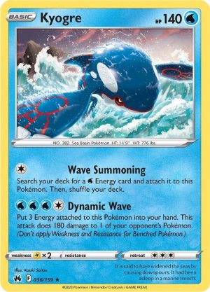 Kyogre - 036/159: Crown Zenith