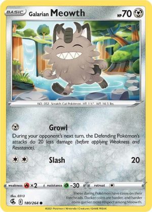 Galarian Meowth - 180/264 : Fusion Strike