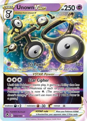 Unown VSTAR - 066/195 : Silver Tempest