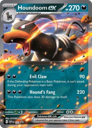 Houndoom ex - 103 : Scarlet & Violet Promo Cards