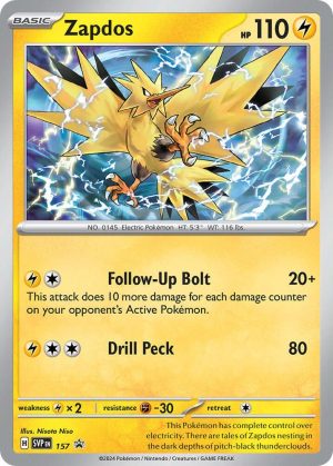 Zapdos - 157: Scarlet & Violet Promo Cards