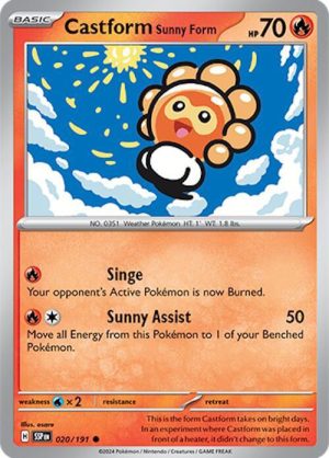Castform Sunny Form - 020/191 : Surging Sparks