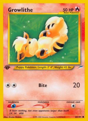 Growlithe - 68/105 : Neo Destiny