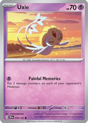 Uxie - 078/191 : Surging Sparks