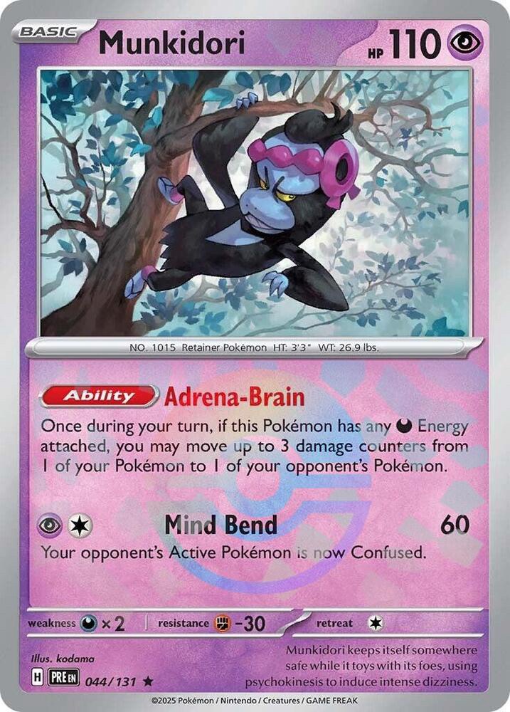 Munkidori (Poke Ball Pattern) - 044/131 : Prismatic Evolutions