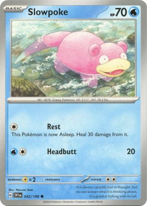 Slowpoke - 042/198 : Scarlet & Violet Base Set