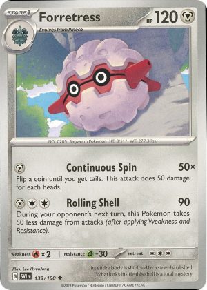Forretress - 139/198 :Scarlet & Violet Base Set