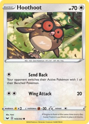 Hoothoot - 143/202 : Sword & Shield Base Set