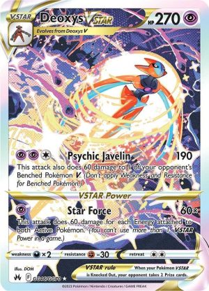 Deoxys VSTAR - GG46/GG70: Crown Zenith: Galarian Gallery