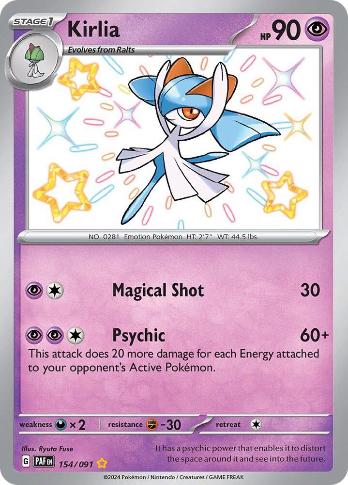 Kirlia - 154/091: Paldean Fates
