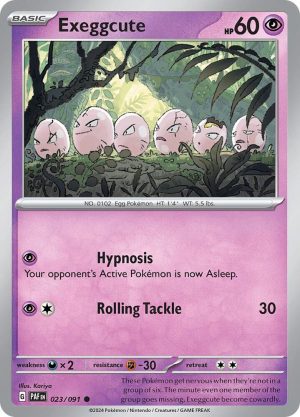 Exeggcute - 023/091: Paldean Fates