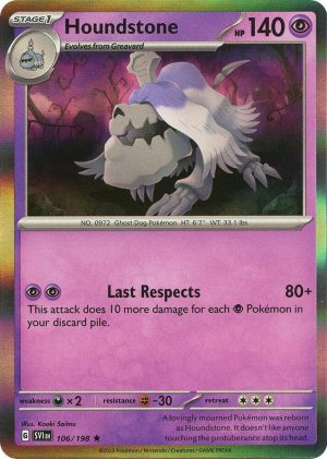 Houndstone - 106/198 : Scarlet & Violet Base Set