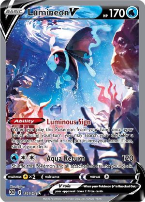 Lumineon V (Alternate Full Art) - 156/172 : Brilliant Stars