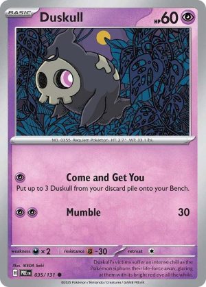 Duskull - 035/131: Prismatic Evolutions