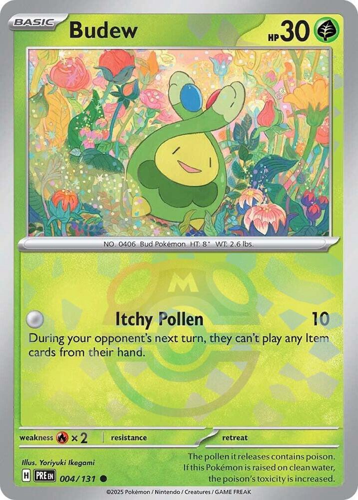 Budew (Master Ball Pattern) - 004/131 : Prismatic Evolutions
