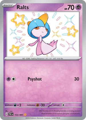 Ralts - 153/091: Paldean Fates