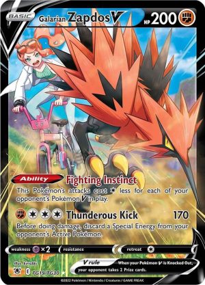 Galarian Zapdos V - TG19/TG30 : Astral Radiance Trainer Gallery