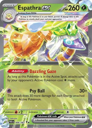 Espathra ex - 006/091 : Paldean Fates