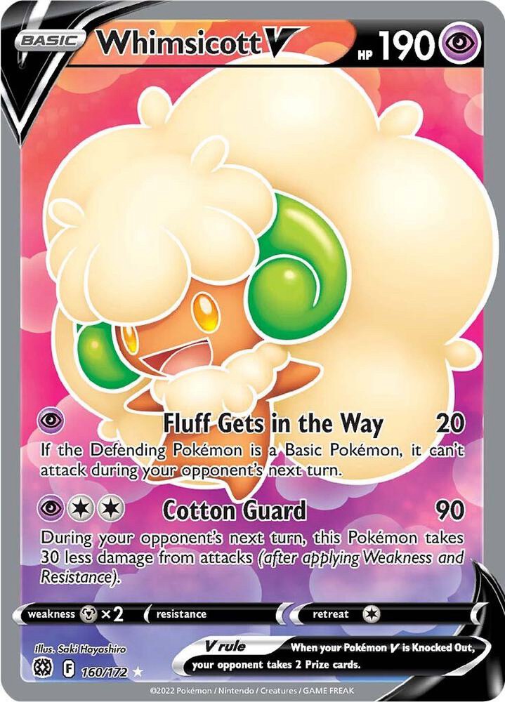 Whimsicott V (Full Art) - 160/172 : Brilliant Stars
