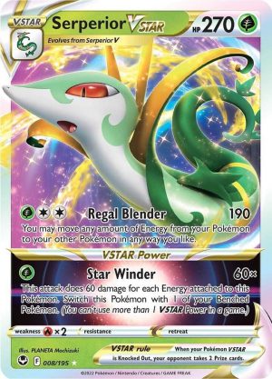 Serperior VSTAR - 008/195: Silver Tempest
