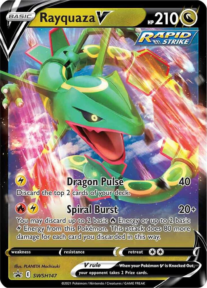 Rayquaza V - SWSH147 : Sword & Shield Promo Cards