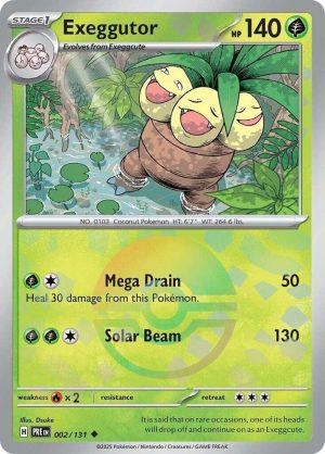 Exeggutor (Poke Ball Pattern) - 002/131 : Prismatic Evolutions